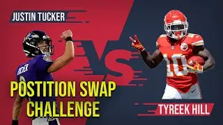 Madden Position SWAP Challenge! Justin Tucker vs Tyreek Hill