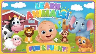 Learn Animal Names with Baby | Fun 3D Animation Cartoon for Kids | Little Joy Kids