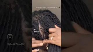 #microlocs #loclife #retwist #locmaintenance #diylocs #locstyles #womenwithlocs #locs #locextensions