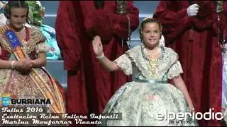 Burriana - Fallas 2016 - Exaltación RFI - Marina Monferrer