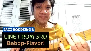 Jazz Guitar Noodling 8 - New Jazz Line Idea Over Minor Chord #jazztone #telecaster