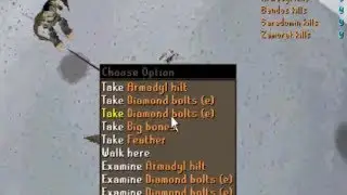 Old School Runescape 2007 FIRST ARMADYL HILT AGS GODWARDS DUNGEON!