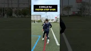 IMPROVE YOUR STEP OVER SPEED⚽️#football #soccer #shorts