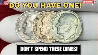 Top 3 Most Valuable Roosevelt Dime Worth MILLIONS | Rare USA Coins Ever Discovered!