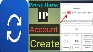 How to create proxyhorse account | How To Use Proxy Horse IP |  Craigslist IP | Creative IT Section