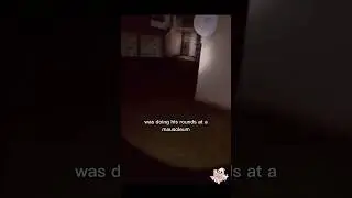 Ночной охранник преследует призрака на кладбище.. #паранормальное