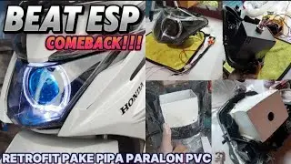 COMEBACK!!! RETROFIT BEAT ESP | PASANG BILED DI MOTOR BEAT ESP || K44.eps#1