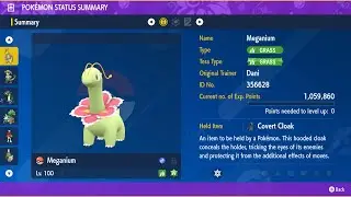 Meganium (Special, Any NPCs) - Solo #47 - 5 Star Ting-Lu Raid - Pokemon Scarlet/Violet