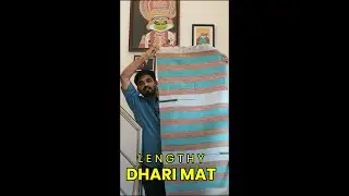 Big Dhari Mat (Dhurrie) &ndash; Spacious, Strong & Multi-Purpose | SANAL Ecoshop