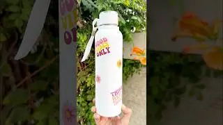 Making Stickers with Cricut Printable Vinyl for Water Bottles Vinyl Craft Motivational Quotes