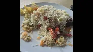 Thai style fried rice with chicken 🍚🥢 #Thaifood #Dinner