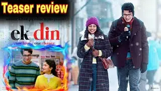 Ek Din Teaser Review 😱 | Sai Pallavi & Junaid Khan | Emotional Love Story | Hindi Review