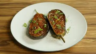 Miso eggplant with Shichimi Togarashi