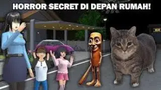 THERE'S NEW ZOMBIE CAT DJ GHOST BIKE HORROR SECRET IN THIS PLACE || SAKURA SCHOOL SIMULATOR