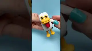 DIY Minecraft Zombie Chicken Jockey | #coldporcelain  #clayart  #minecraft #chickenjockey #claycraft
