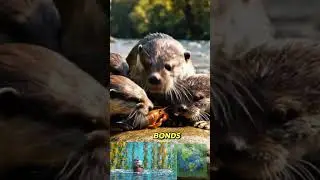 Otters: The Adorable Geniuses of the Animal World #shorts  #animals #animalintelligence #facts