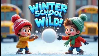 🧤🍎Snow Boots in the Hallway | A Fun Winter School Song for Kids 🏫