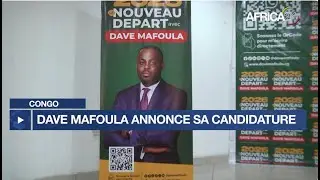 Congo - Election pr&eacute;sidentielle 2026 : Dave Mafoula annonce sa candidature