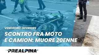 Venegono Inferiore | Scontro fra moto e camion: muore 20enne