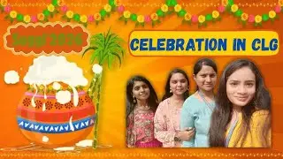 Sankranti celebration in college ✨| pongal celebration| @itsaishusvlog 