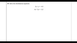 STOP LOSING MARKS ON GCSE ALGEBRA!!! | Simultaneous Equations Exam Question