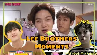 Minhyuk and Changsub Moments, LEE Brothers Little Interaction