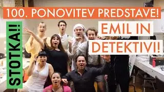 100. ponovitev predstave Emil in detektivi, Lutkovno gledališče Ljubljana