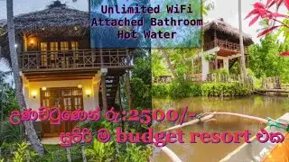🍃 උණවටුණෙන් 2500/- සුපිරිම 👌budget resort එක | Unlimited WiFi | Milkway Holiday Resort | #fypシ