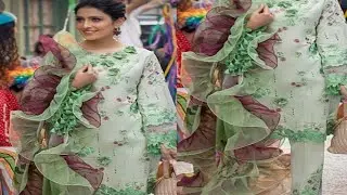 Diy Double Layers Ruffle Dupatta| Ayza Khan Ruffle Dupatta#Ayza khan# Ruffle
