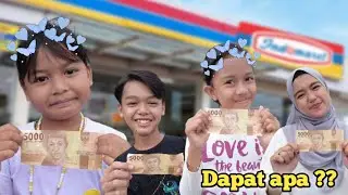 TANTANGAN BAWA UANG 5 RIBU DAPAT APA YA ❓😱 Revina and Family