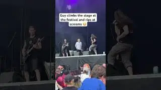 What just happened at vainstream festival #screams #festival #ourmirage #vainstreamrockfest