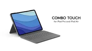 Custodia con tastiera Logitech Combo Touch per iPad Pro e iPad Air - Oxford Grey e Sand it