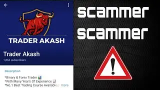 Real truth of scammer trader akash #binomo #traderakash #trading #scammer
