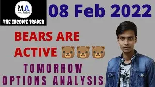 Nifty Analysis For Tomorrow | 08 Feb 2022 | The Income Trader | Daily Options Analysis |   #nifty50