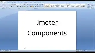 Performance Testing Expert   Jmeter Components in Detail