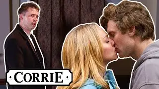 Todd Walks In on Megan and Theo&rsquo;s Secret Kiss | Coronation Street