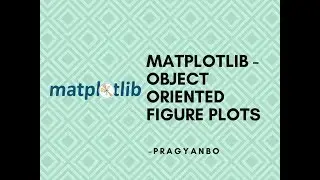 Matplotlib - Object Oriented Figure Plots