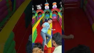 🦊 Mickey Mouse Jumping slide 🦊#funny #jump #mickeymouse #shortvideos #video #trending #viralvideo