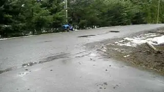 ford lawn tractor wheelie attemps #2