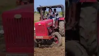 British girl driving tractor ❤️first time in india
