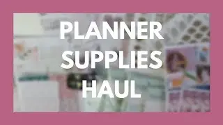 PLANNER SUPPLIES HAUL // Etsy Stickers, Clips, & More!