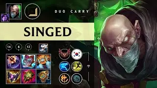Singed Carry vs Kai'Sa - KR Grandmaster Patch 26.01