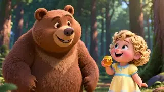 Bear and Honey Picnic 🍯🐻 | Learn About Bears and Nature for Kids | Educational Video