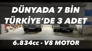 DÜNYADA 7 BİN TÜRKİYE'DE 3 ADET OLAN / 6.834cc V8 MOTORLU / HAVALI SÜSPANSİYONLU / MERCEDES 45OSEL