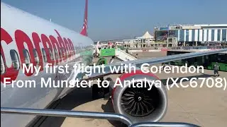 My first flight with Corendon Airlines