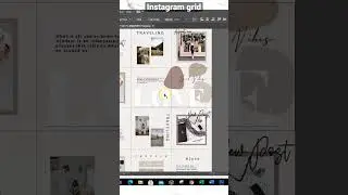 Instagram feed - grid design with Photoshop #instagramfeed