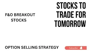Stocks for option selling | Knight Traders | Option Strategy | Intraday | Option Trading | Tamil