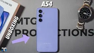 Распаковка Samsung Galaxy A54 Awesome Violet + первые впечатления!