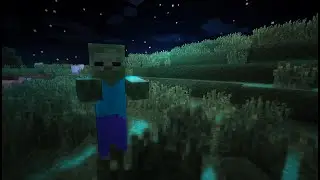 Minecraft Zombie & Rainstorm Sounds - For Relaxing, Sleeping, Studying, or Meditating (One Hour)