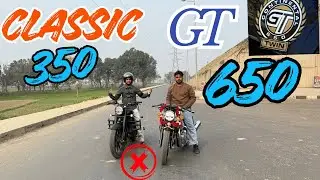 🔥 2026 Classic 350 Vs Continental GT 650 &ndash; Drag Race Unfiltered ✌️ First Video in YT 